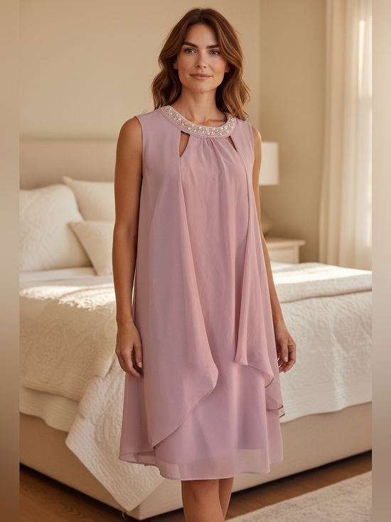 SL Fashions Dresses & Skirts - SLNY NY Blush Dress SZ 14